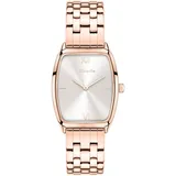 TAMARIS Modische Damen Edelstahl Armbanduhr, 28 x 33 mm, IP Roségold TT-0089-MQ