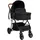 vidaXL 3-in-1 Kinderwagen anthrazit und schwarz