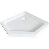 SANOTECHNIK Fünfeck Brausetasse", - weiß