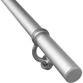 TREBA Handlauf-Set H16 Ø 4,2 cm x 150 cm Aluminium Eloxiert