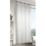 Homing Gardine HOMING "Alex" Gr. 1, weiß, B:140cm H:245cm, Polyester, Gardinen, Gardine, Fertigschal