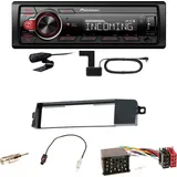 Pioneer MVH-330DAB Bluetooth Digitalradio Einbauset für BMW 3er E46