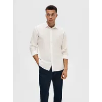 Selected HOMME Langarmhemd weiß, L,