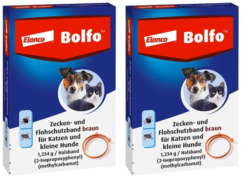 Bolfo Floh- und Zeckenschutzband für kleine Hunde und Katzen