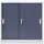 Proregal Aktenschrank 90 x 90 x 45 cm anthrazit