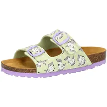 LICO Pantolette Bioline Unicorn Grün 31