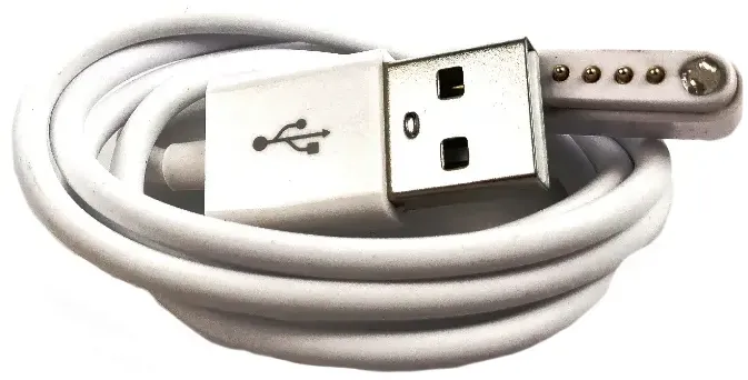 Juneo TKU2MG Magnetisches USB-Kabel – Spezielles 4-Pin Lade- und Datenkabel