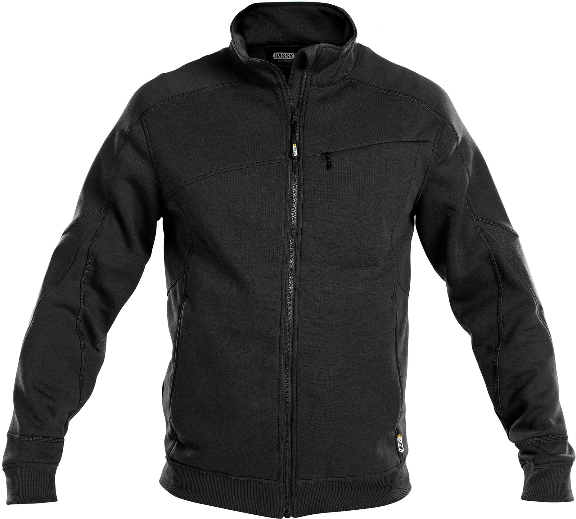 DASSY® Velox Sweatjacke - schwarz - 2XL