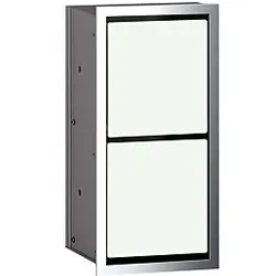 Emco Asis Modul 150 WC-Papier-Modul 972527821 Unterputzmodell, chrom/optiwhite