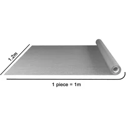 Intirilife Fliegennetz aus Fiberglas Weiß Meterware Breite 120cm Maschenweite 1,2mm - UV beständig Fliegengitter Insektenschutz Gitter Fenster Tür