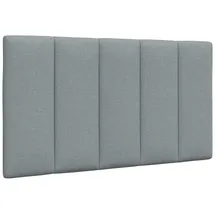 vidaXL 4019142 Kopf-/Fußteil Hellgrau 90 cm Stoff