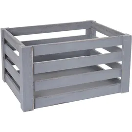 Mendler Holzkiste 3er Set grau