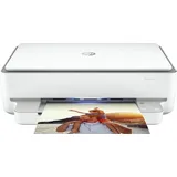 HP Envy 6030 weiß Multifunktionsdrucker 3-in-1 Scannen Kopieren WLAN Duplex - Grau/Weiß