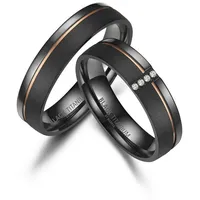 MARRYA Trauring BLACK TITANIUM by MARRYA schwarz 54
