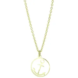 HAFENKLUNKER - GLAMOUR COLLECTION HALSKETTE - Anker Kurz / gold