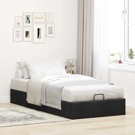 vidaXL Ottoman-Bett 100 x 200 cm Schwarz