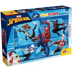 MARVEL Puzzle Marvel Puzzle Df Maxi Floor 108 Spiderman, Puzzleteile