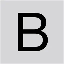 RZB Buchstabe "B" 99224.003.B