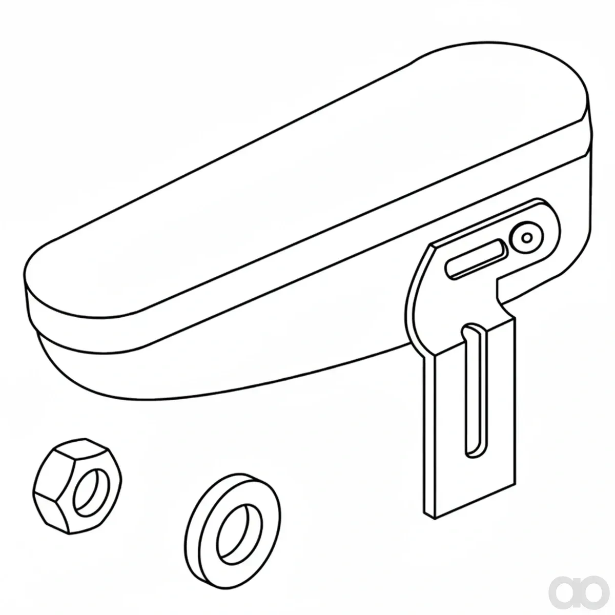 John Deere - AL223508 - Armlehnen-Kit - ARMREST KIT, SUPPLIER-NO. 1235240 L