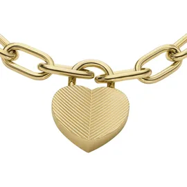 Fossil Armband Harlow Linear Texture Heart Bracelet Gold
