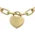 Fossil Armband Harlow Linear Texture Heart Bracelet Gold