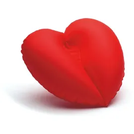 Dr.Winkler Dr. Winkler Badewannenkissen aufblasbar in Form eines Herz mit einem Saugnapf, rot