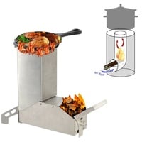 Camping Raketenofen Holzofen Rocket Stove Campingkocher Grill Smoker Dutch Oven