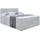 altdecor Boxspringbett mit Matratze Topper, Polsterbett mit Bettkasten OTTA KING - 160x200 - Grau Monolith