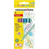 Eberhard Faber Fasermaler Glitter Pastell 8 Stück,