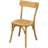 Küchenstuhl 49x88x56 cm Holz- und Rattanstuhl Rustikaler Esszimmerstuhl Moderne Restaurantstühle Vintage Thonet Stuhl