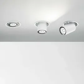 Ideal Lux Nova 1x12W rund/Weiß/Metall