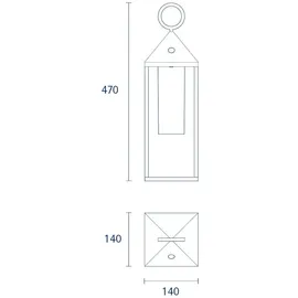 Sigor Nuphare LED Akku Gartenleuchte Outdoor regenfest aufladbar 24h Leuchtdauer