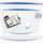 CEP Schreibunterlage Ice Blue - 65 x 45 cm, blau-transparent