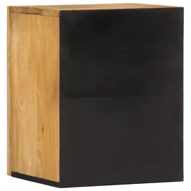 vidaXL Bad-Wandschrank 38x34x48 cm Massives Raues Mangoholz