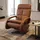 MCW Relaxsessel MCW-L11 Leder 75 x 112 x 87 cm Braun elektrisch drehbar