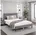 Homestyle4u Polsterbett 120 x 200 cm Grau