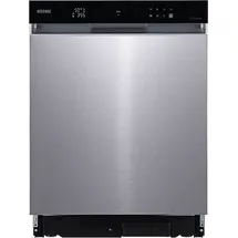 KOENIC KDW 6041 B BU Einbau-Geschirrspüler (unterbaufähig, 595 mm breit, Edelstahl)
