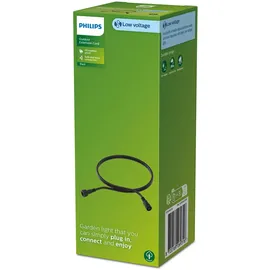 Philips GardenLink Verlängerungskabel Lampen-Verbindungskabel 2 Meter 24 V Schwarz