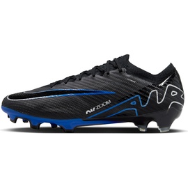 Nike Herren Zoom Vapor 15 Elite Fg Fußballschuh, Schwarz Blau Black Chrome Hyper Royal, 44