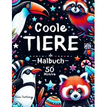 majosta Coole Tiere Malbuch 50 St. Tiere