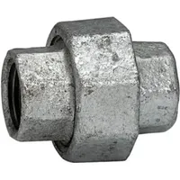 Riegler Verschraubung 330 IG/IG, Rp/Rp 1 1/2, schw. Temperguss