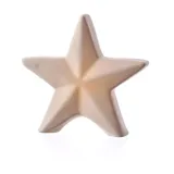 MARELIDA Dekostern H: 19cm Porzellan Weiß