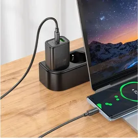 HOCO Ladegerät 20W USB-C/A PD QC3.0 Schnellladen Weiß