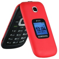 Samsung Gusto 3 SM-B311V Rot Dual Sim Kamera Tasten Klapphandy mit Außendisplay