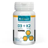 Fp24 Health Vitamin D3+K2 Tabletten 5000Ie + 100μg K2 Mk-7 365 St