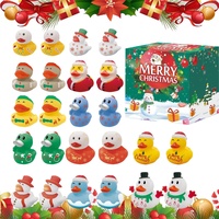 Enten Adventskalender, 24 Rubber Ducks Advent Calendar, Kinder 2023 Adventskalender, Weihnachts Countdown Adventskalender, Weihnachtsspielzeug Geschenke Für Kinder Und Erwachsene