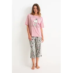 Pyjama-Snoopy, Pink, L