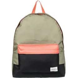 Tagesrucksack ROXY "Sugar Baby", Damen, grün (oil grün), Polyester, Rucksäcke