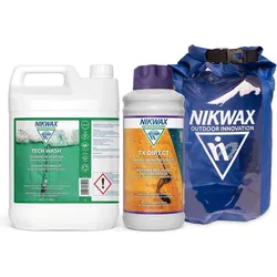 Waschmittel Tech Wash 5L & Imprägniermittel TX.Direct 1L + Extra Dry Bag 10L EINHEITSGRÖSSE