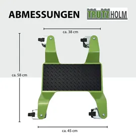 Trutzholm Rollbrett Stahl/Polyamid grün 450 kg